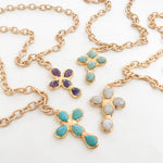 Petite Esther Cross on Cable Chain