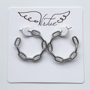 Medium Chain Link Hoops