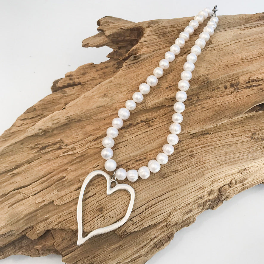 Jumbo Heart on Potato Pearls