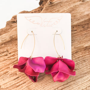 Hyacinth Tiered Marquis Earrings