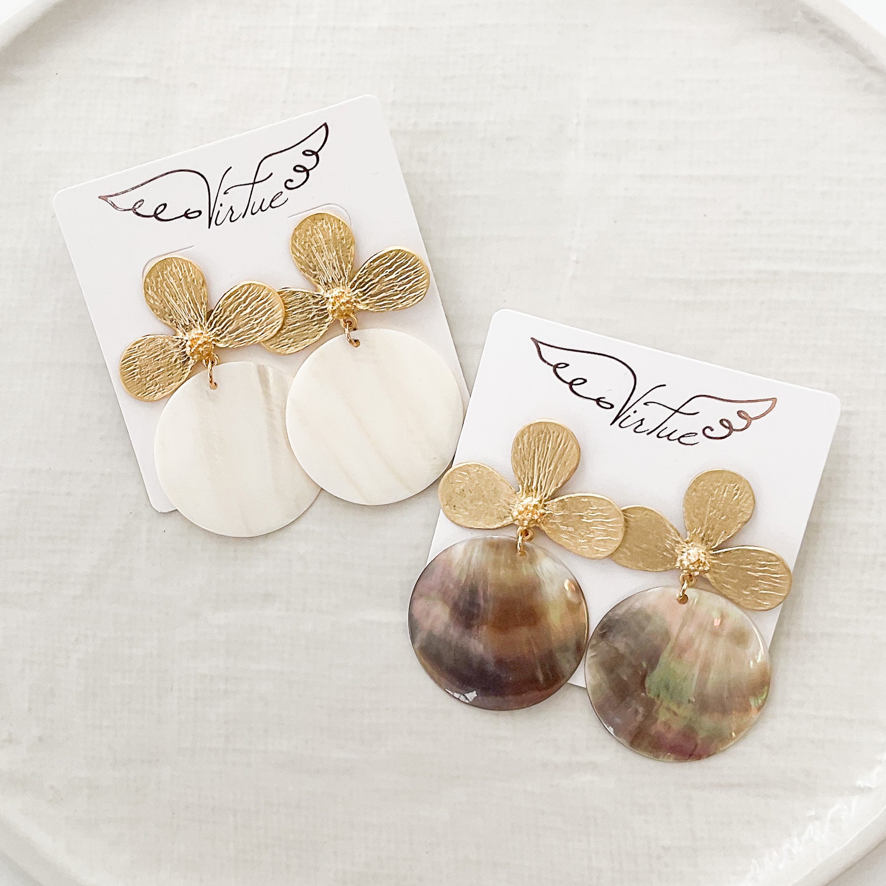 Lotus Mother of Pearl Disc