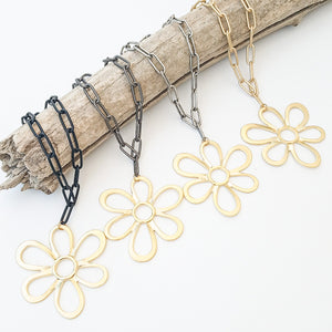 Abstract Daisy on XL Paperclip