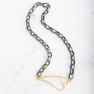 Open Heart Rolo Connector