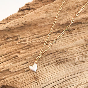 Puffy Heart on Paperclip