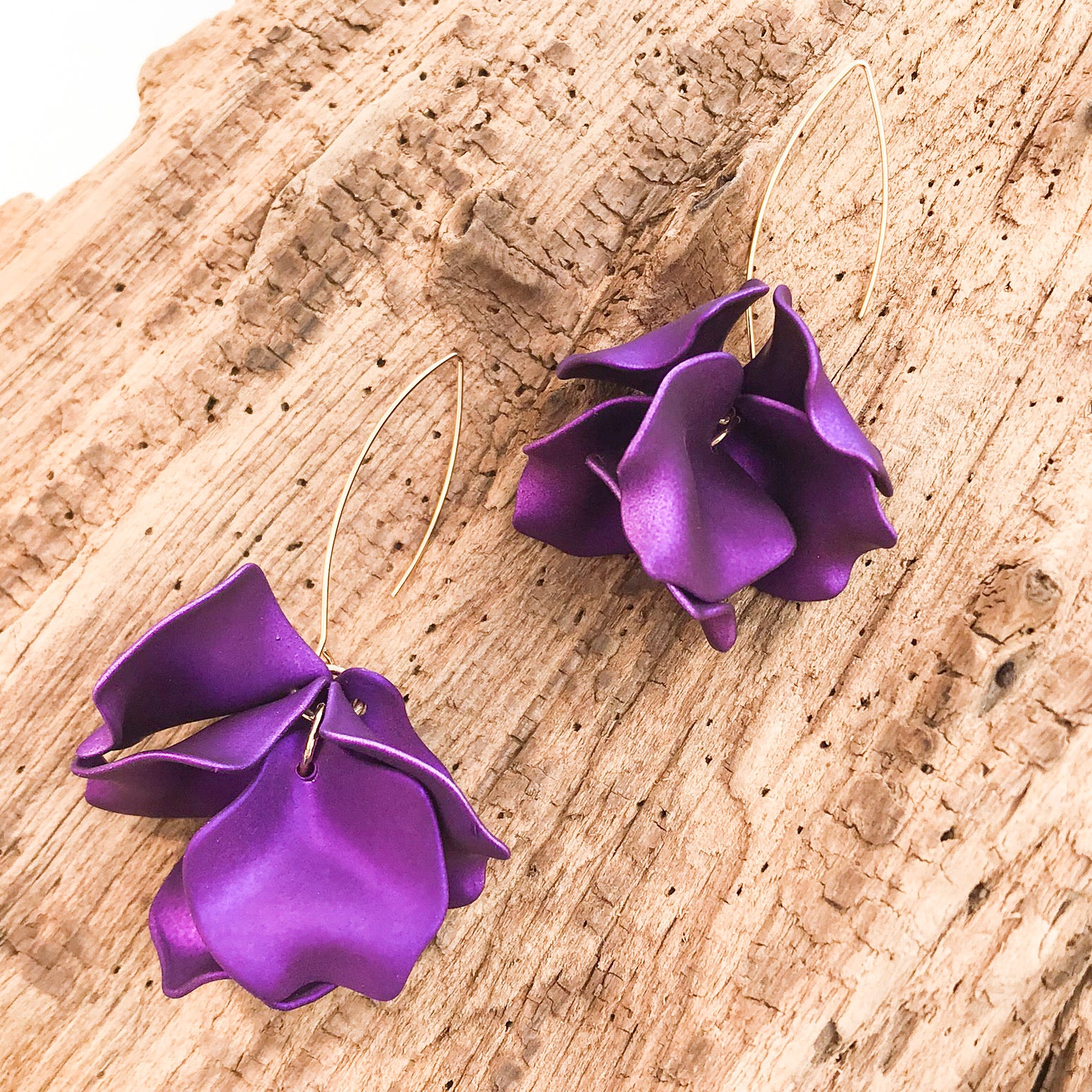 Hyacinth Tiered Marquis Earrings