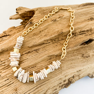Chip Magnesite Necklace