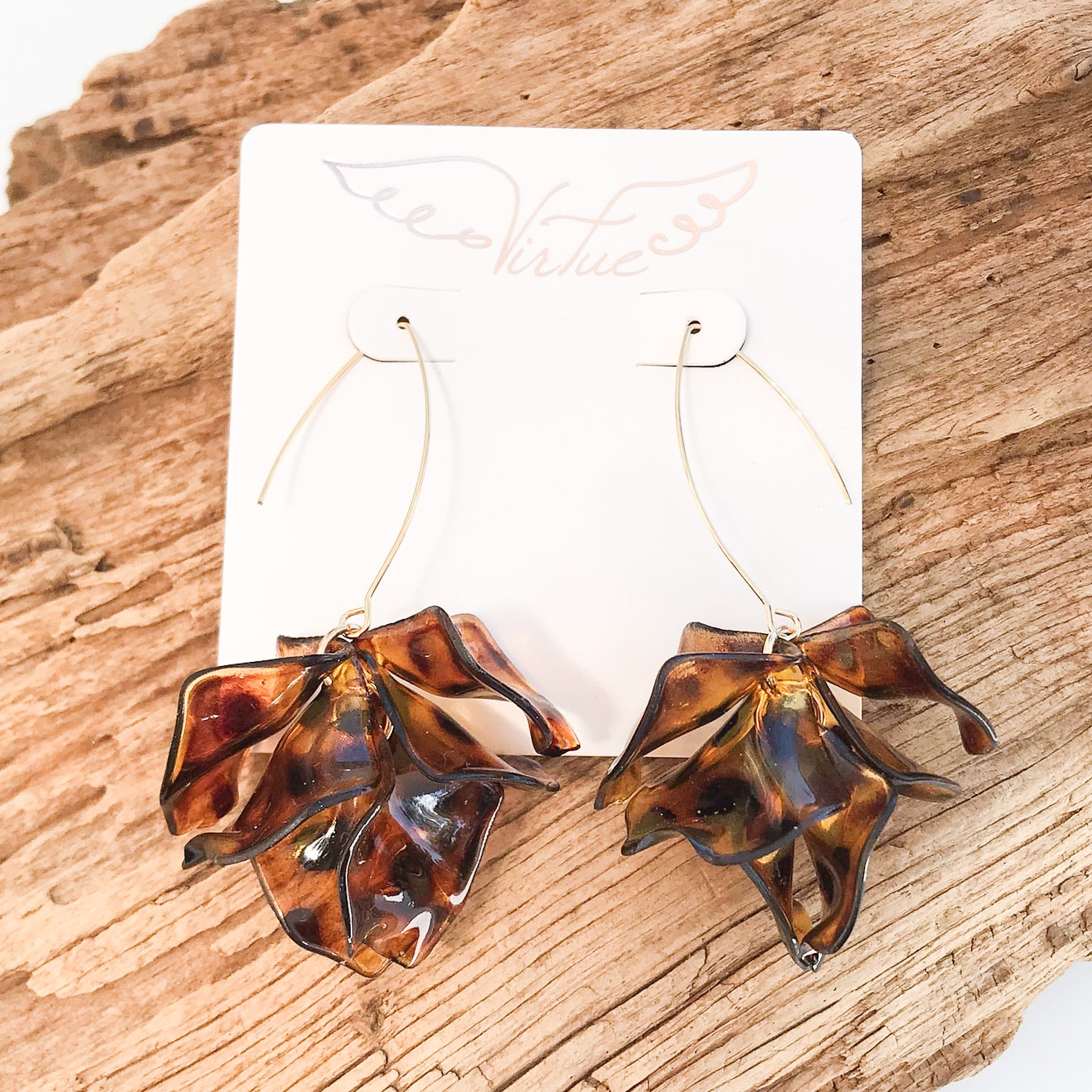 Hyacinth Tiered Marquis Earrings