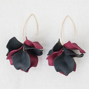 New Hyacinth Tiered Marquis Earrings