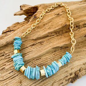 Chip Magnesite Necklace