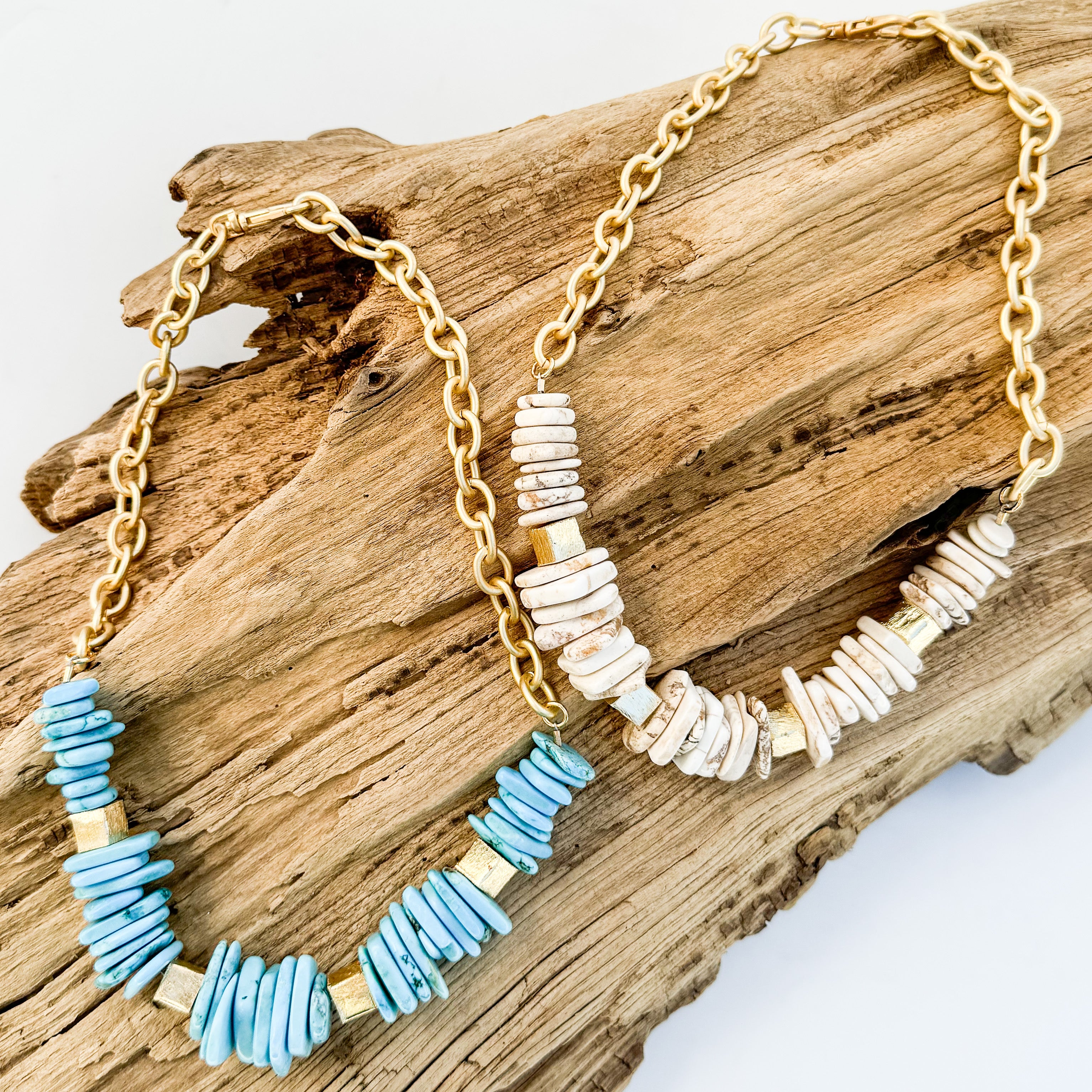 Chip Magnesite Necklace