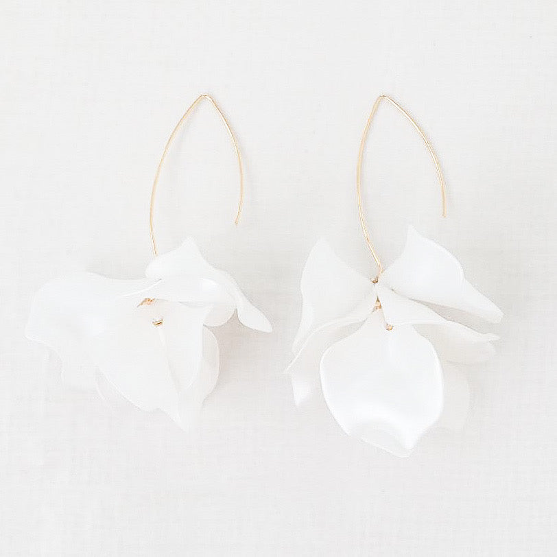 New Hyacinth Tiered Marquis Earrings