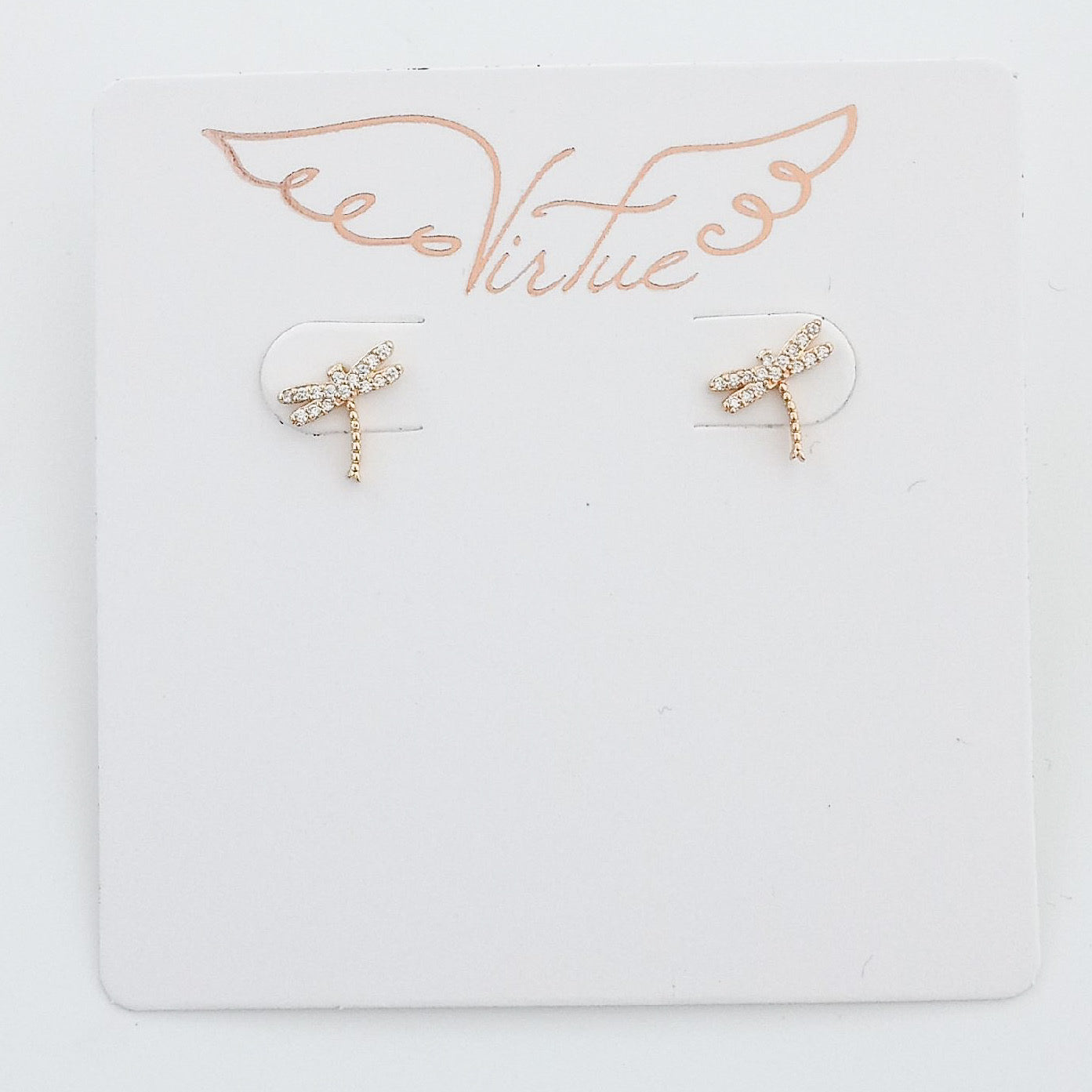Dragonfly Pave Studs