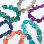 Gemstone Slab Necklace