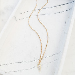 Small Chain w/ Dagger Heart 16”