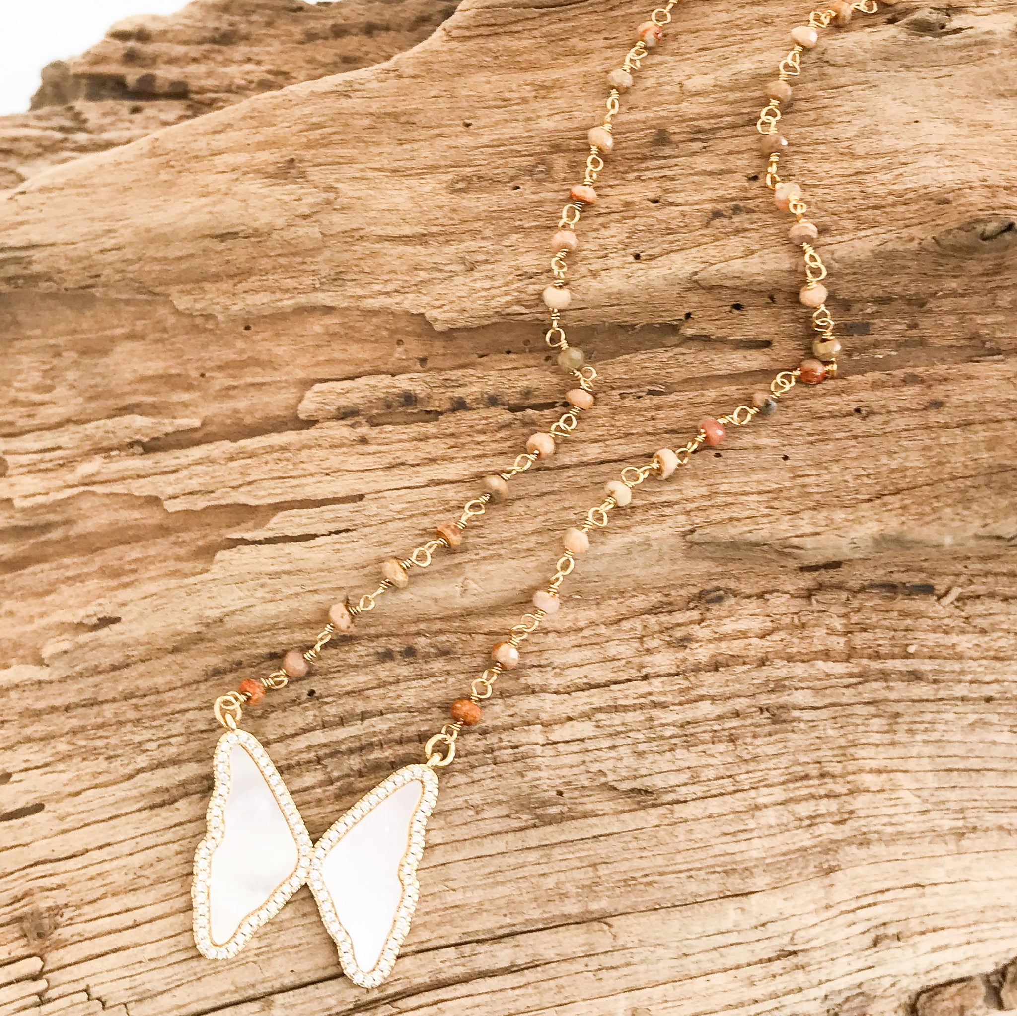 Butterfly On Rosary
