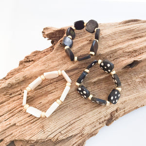 Studded Tribal Disc Bracelet