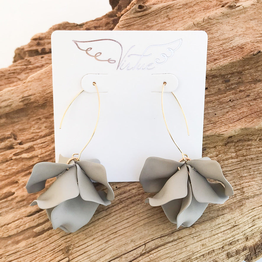 Hyacinth Tiered Marquis Earrings