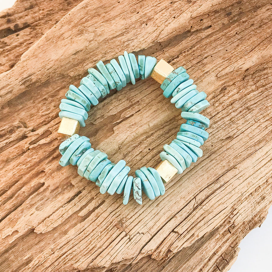 Chip Magnesite Colorblack Bracelet
