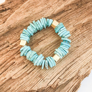 Chip Magnesite Colorblack Bracelet