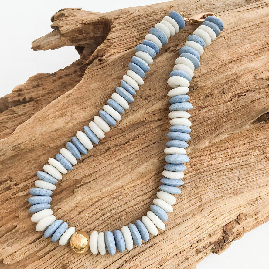 Heishi Clay Choker Necklace