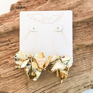 Hyacinth Tiered Marquis Earrings