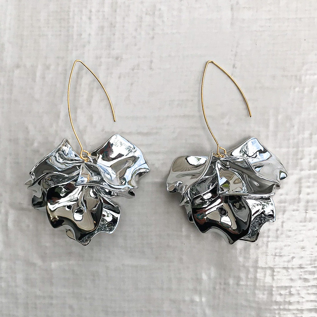 Hyacinth Tiered Marquis Earrings