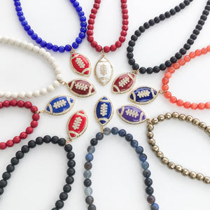 Football on 8mm Gemstone