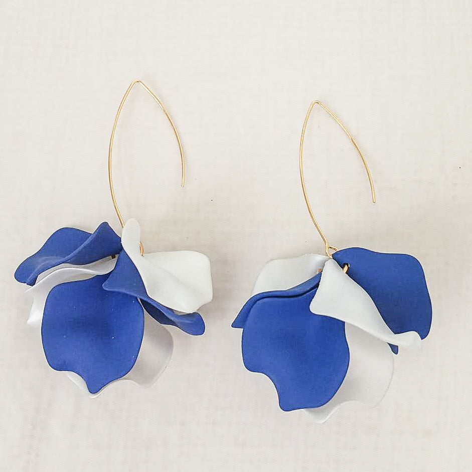 Hyacinth Tiered Marquis Earrings