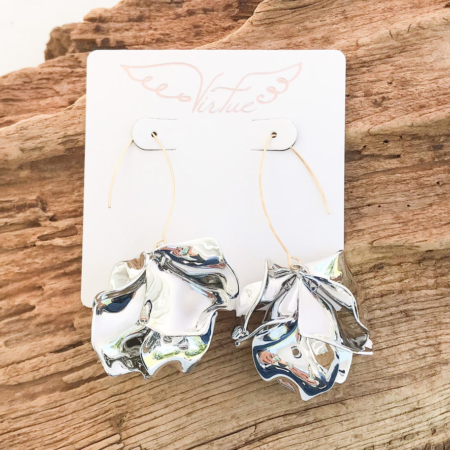 Hyacinth Tiered Marquis Earrings