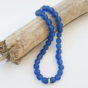 Glass Washer Necklace 18”