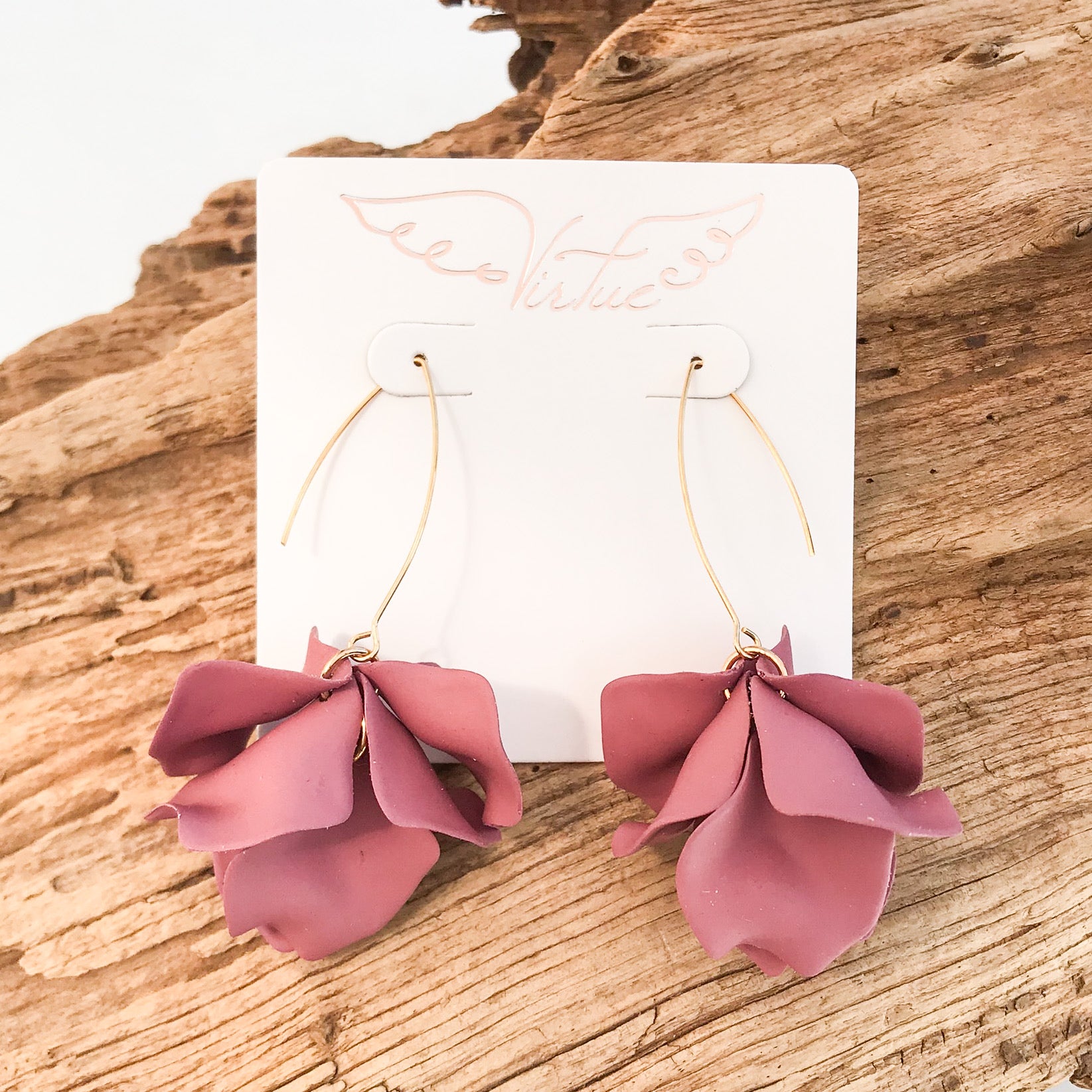 Hyacinth Tiered Marquis Earrings