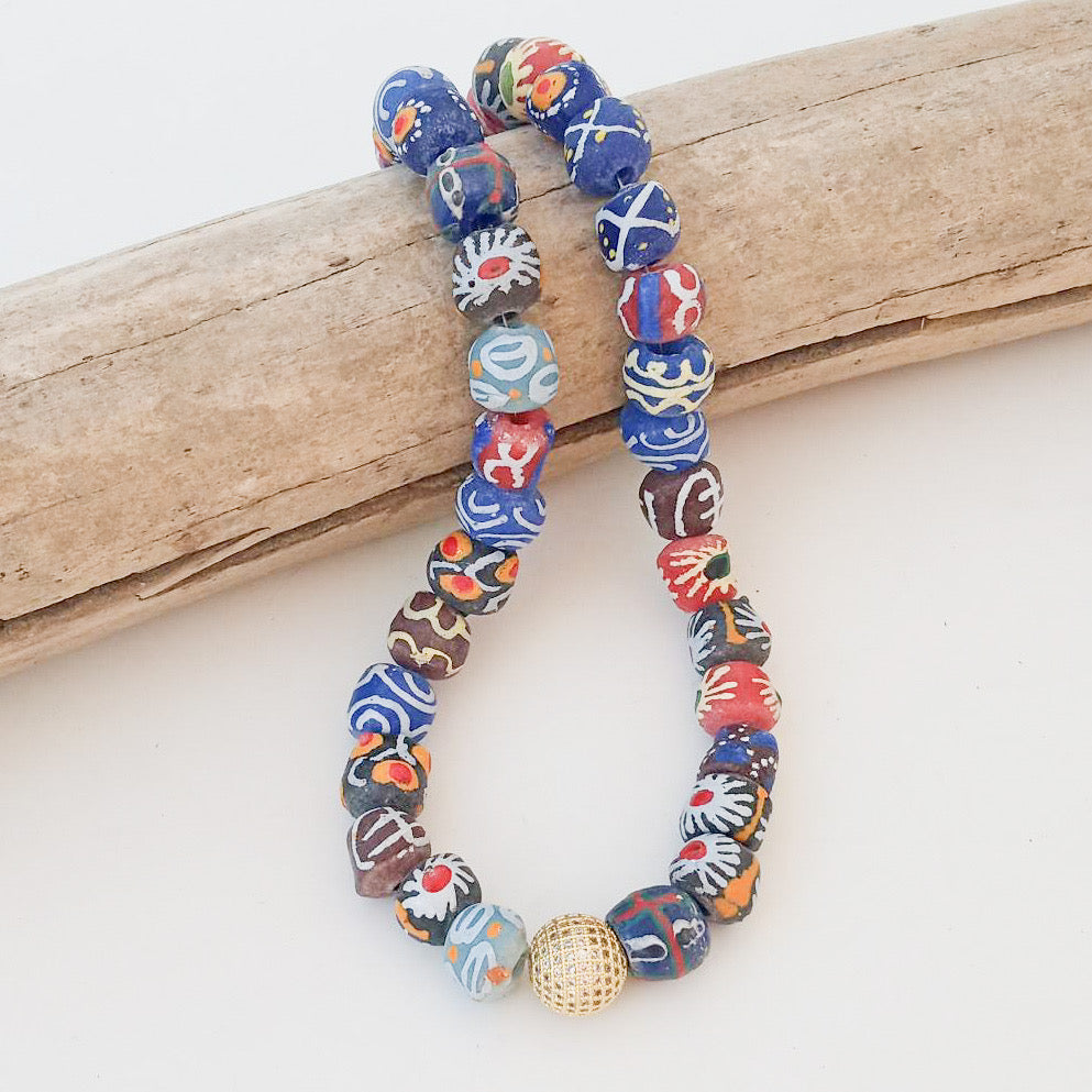Printed Clay Layering Necklace
