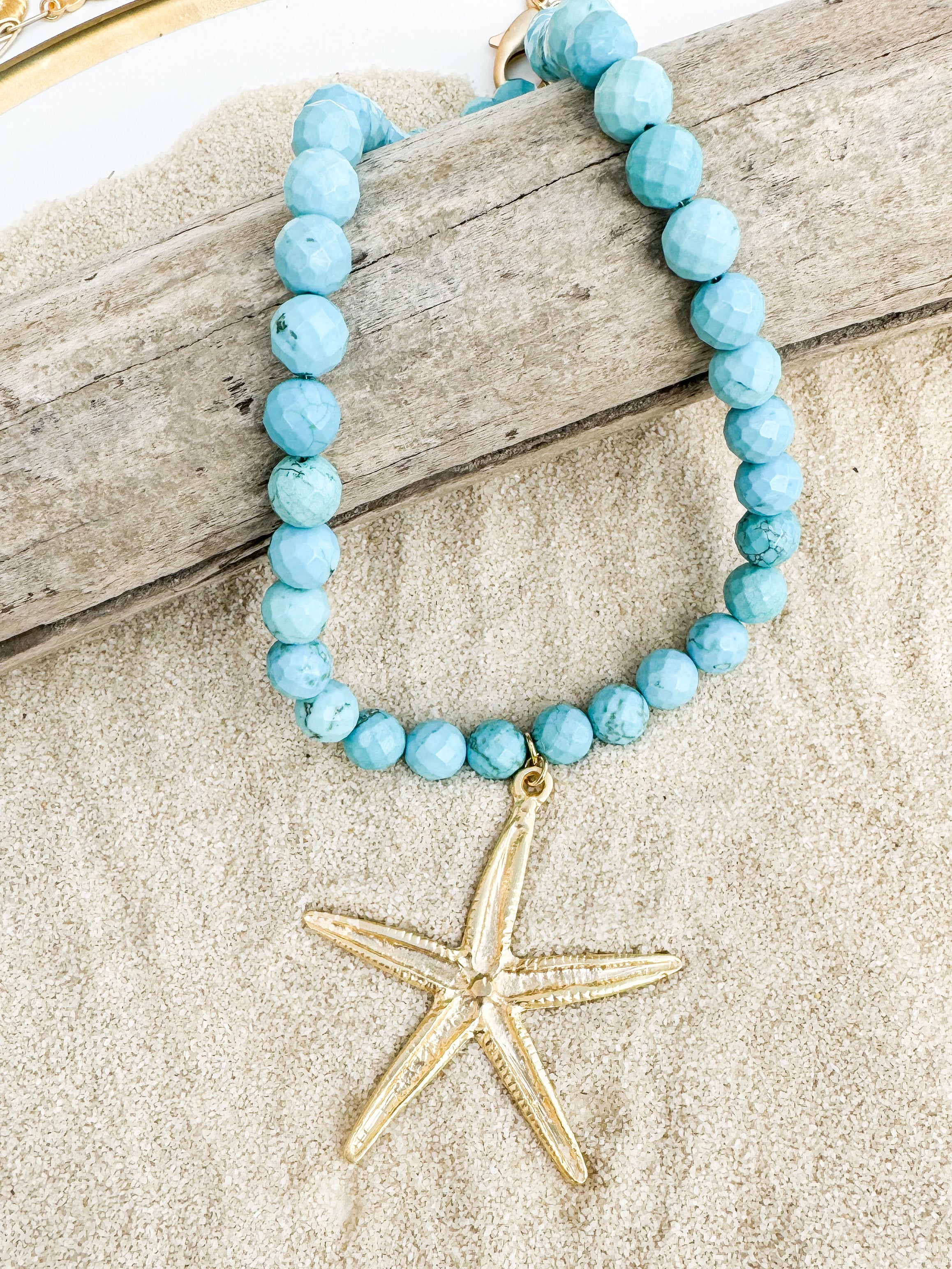 Starfish Gemstone Necklace