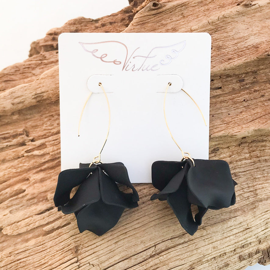 Hyacinth Tiered Marquis Earrings
