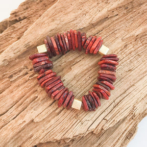 Chip Magnesite Colorblack Bracelet