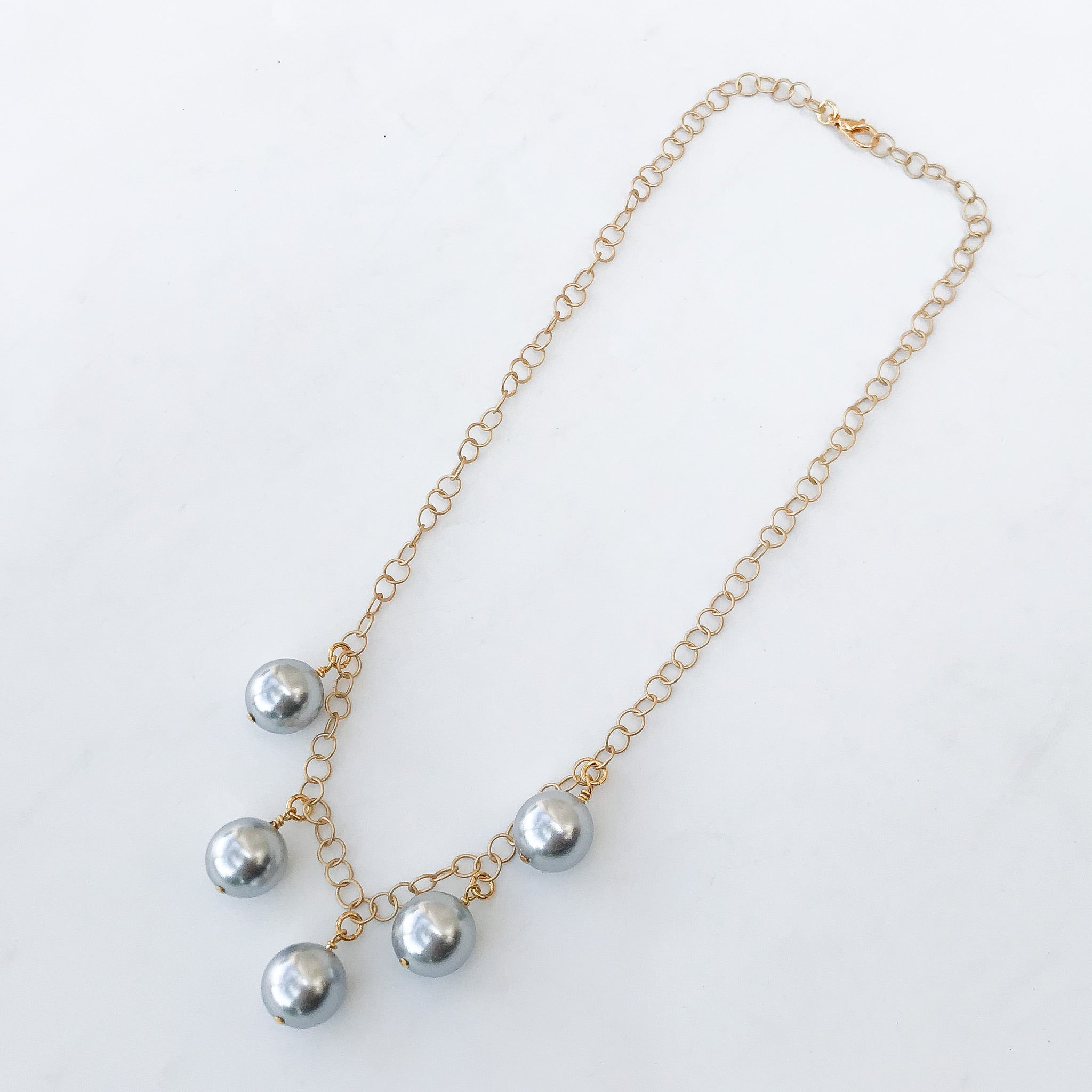 Quad Pearls on Circle Chain