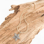 Stacked Star on Flat Woven Chain