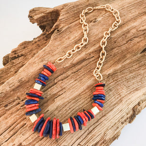 Chip Magnesite Necklace