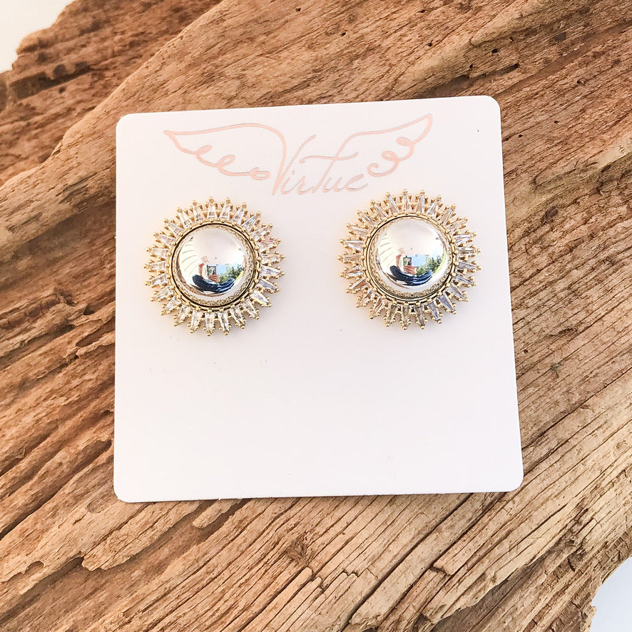 Starburst Dome Earrings