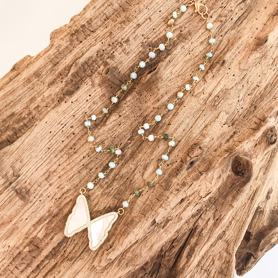 Butterfly On Rosary
