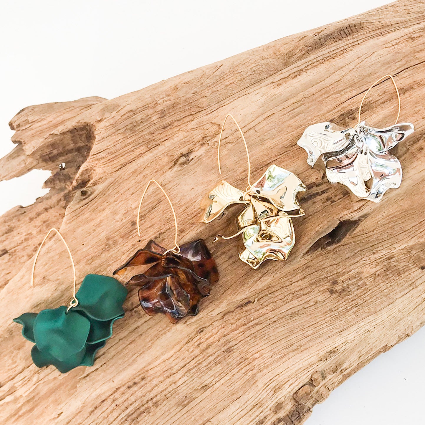 Hyacinth Tiered Marquis Earrings