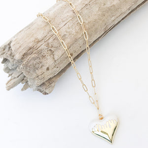 Dripping Heart Necklace