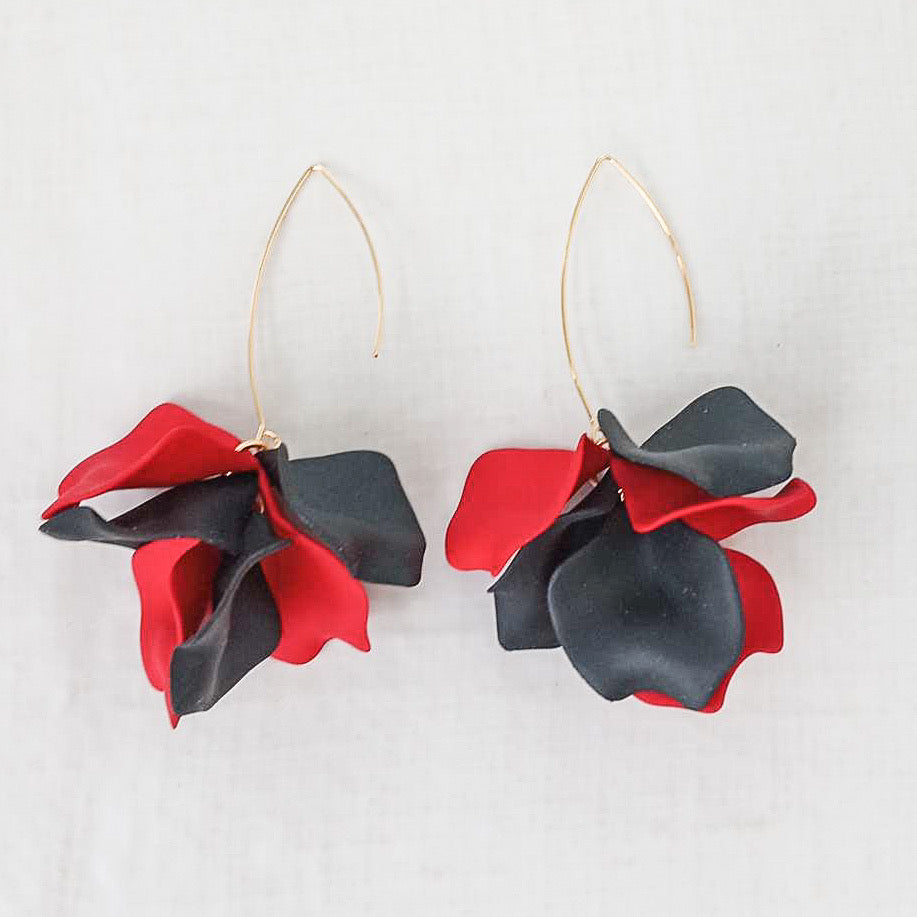 Hyacinth Tiered Marquis Earrings