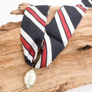 Football on Scarf Necklace