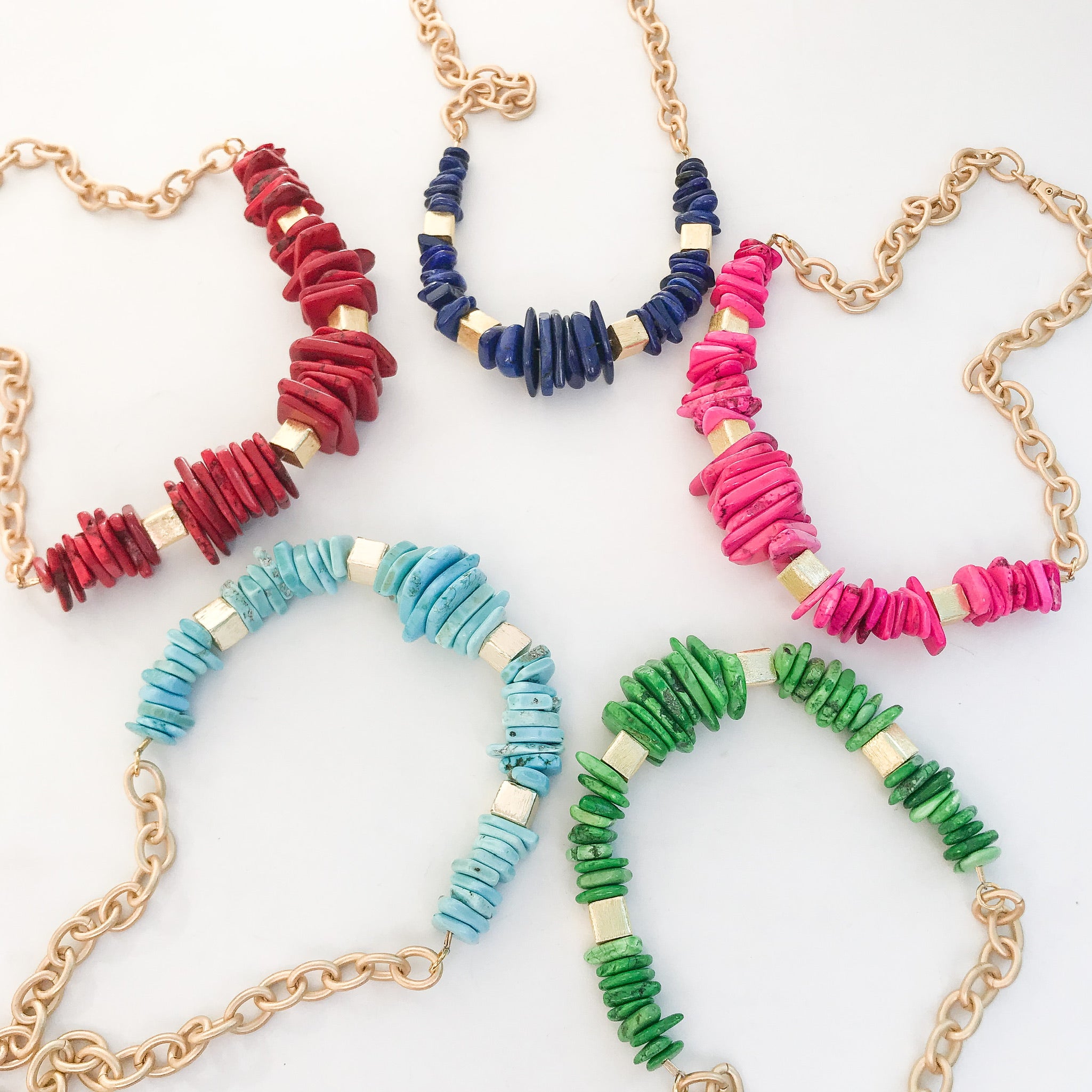 Chip Magnesite Necklace