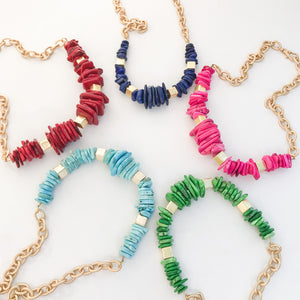 Chip Magnesite Necklace