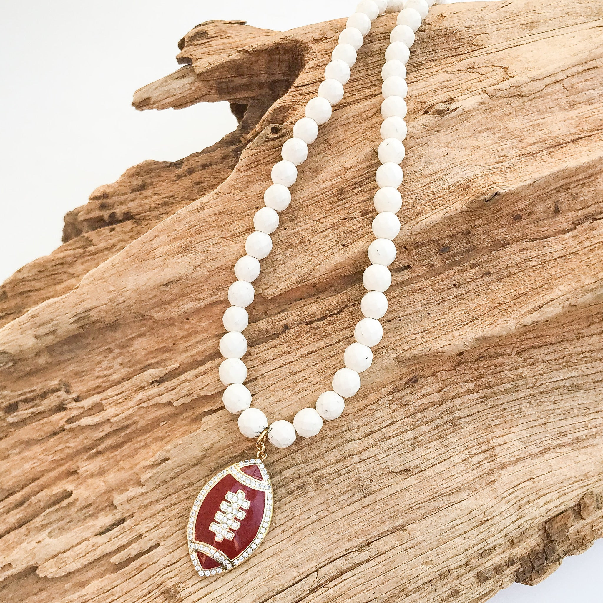 Football on 8mm Gemstone