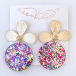 Lotus Flower Earring Acrylic