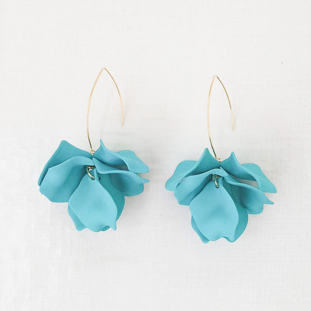 Hyacinth Tiered Marquis Earrings