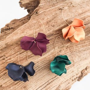Hyacinth Tiered Marquis Earrings